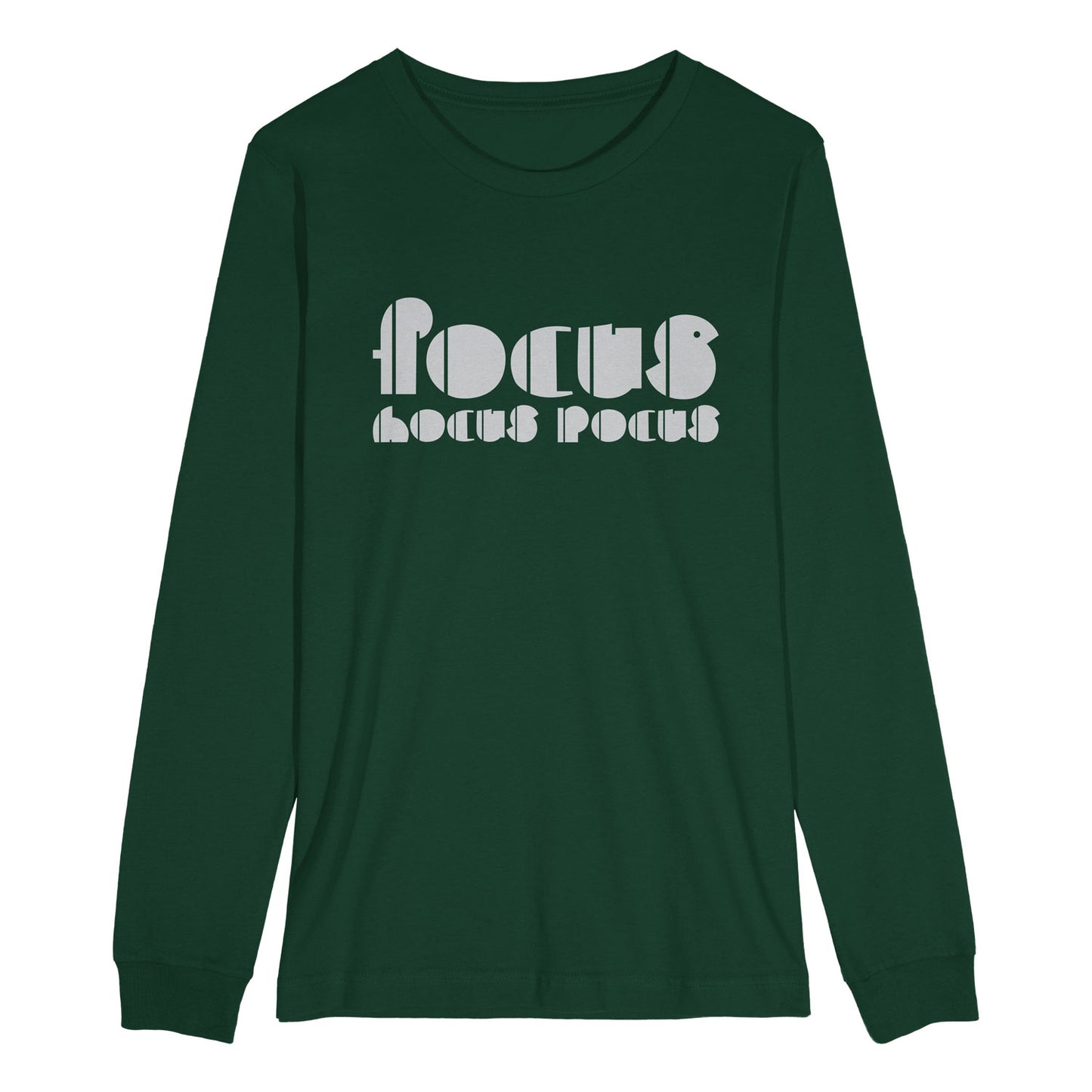 Focus 'Hocus Pocus' Bottle Green Longsleeve Tee