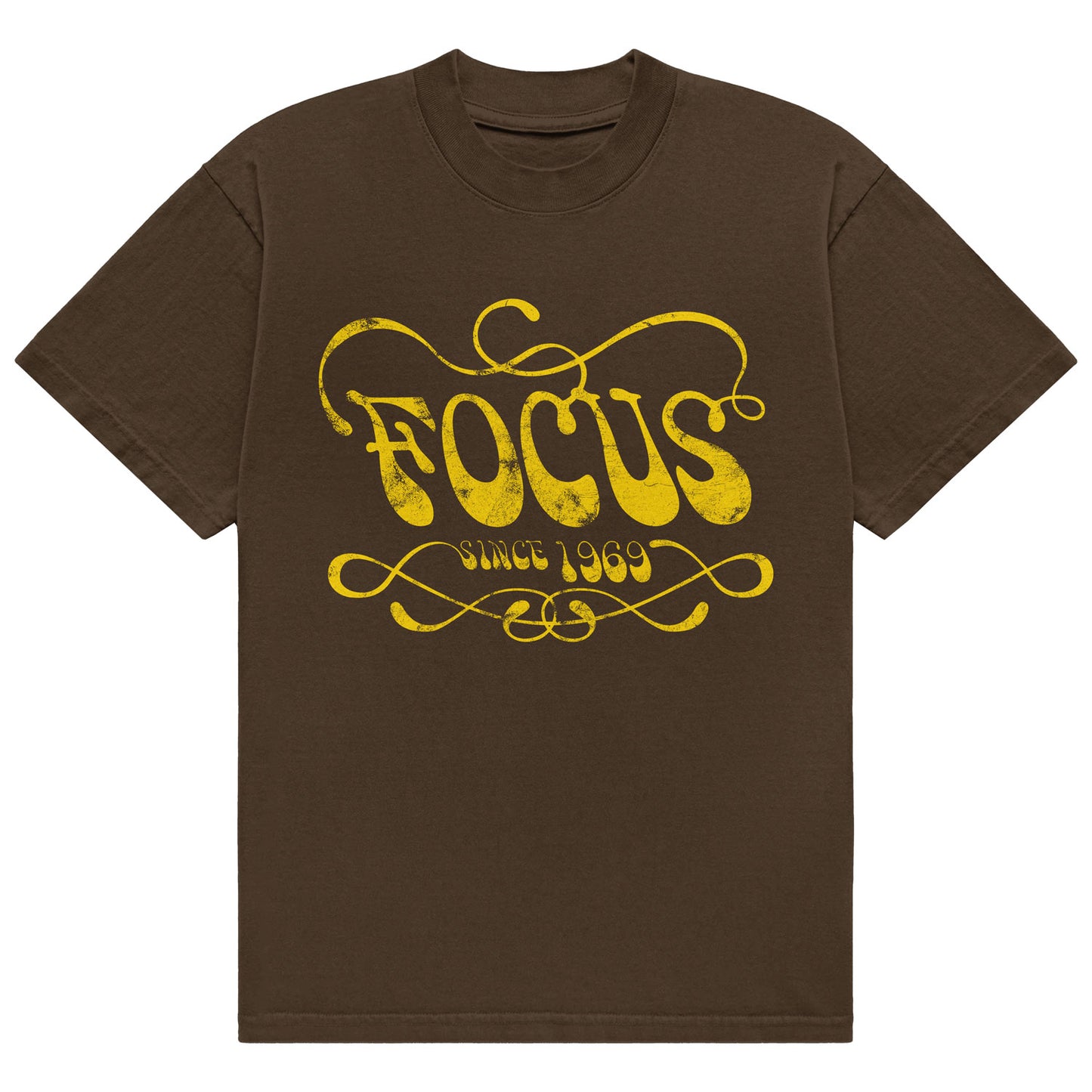 Focus 'Since 1969' Brown Tee Shirt