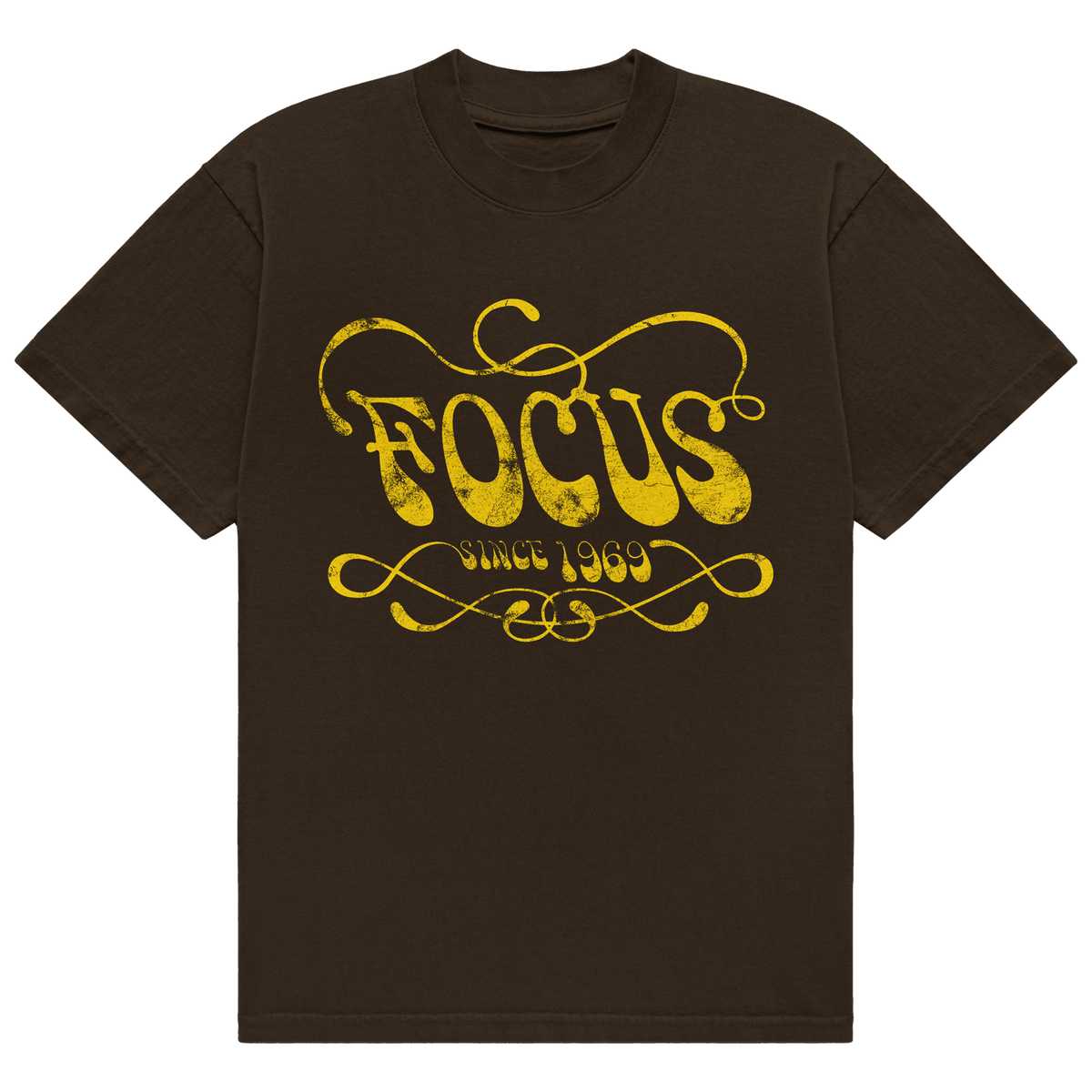 Focus 'Since 1969' Brown Tee Shirt